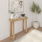 Plank+Beam Solid Wood Console Table, 36 Inch, Sofa Table, Narrow Entryway Table for Hallway, Behind The Couch, Living Room, Foyer, Easy Assembly, Blonde