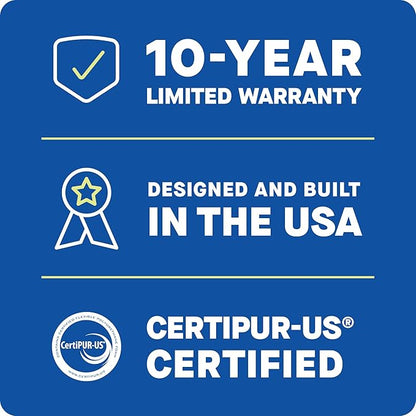 Sealy Dreamlife 10” Hybrid Mattress-in-a-Box, King, SealyComfort Gel Memory Foam, SealyResponsive Encased Coils, Surface-Guard Technology