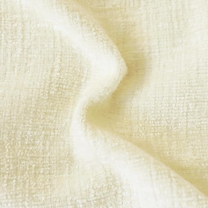 CaliTime Throw Pillow Covers Decorative 18 X 18 Inches Pack of 4 Cozy Chenille Cushion Cases for Couch Sofa Bed Living Room Home Beige