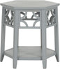 Safavieh American Homes Collection Connor Pearl Blue Grey Hexagon End Table
