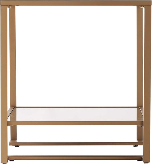 Southern Enterprises Horten End Table, Gold
