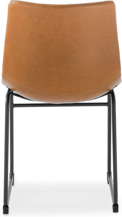 EdgeMod Brinley Dining Chair in Tan (Set of 2)
