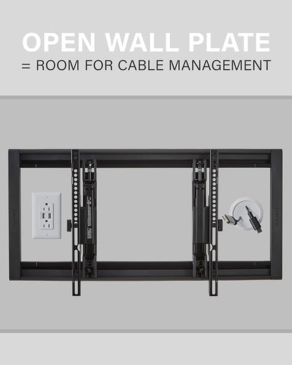 SANUS Tilting TV Wall Mount for 42" to 90" TVs - Low Profile & Universal Design - Fight Screen Glare - Easy 3-Step DIY