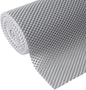 Shelf Drawer Liner Non-Adhesive with Non Slip Durable Strong Clean Size 17.7 Inches X 10 Feet Drawers, Shelves, Cabinets, Storage for Kitchen and Desks, Light Gray