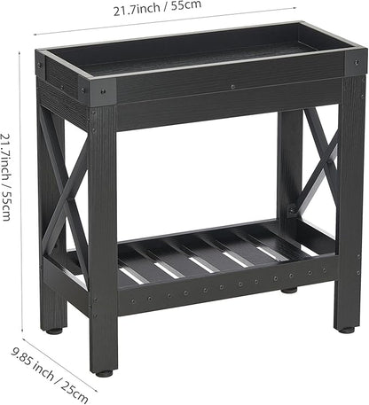 Narrow Side Table, End Table,Sofa Side Table, End Table Nightstand for Bedroom, Living Room, Small Spaces