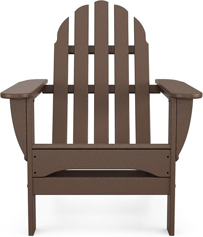 POLYWOOD AD5030MA Classic Folding Adirondack Chair, 35.00" x 29" x 35.00", Mahogany