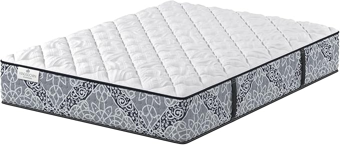 Kingsdown Firm Hybrid Mattress California King Cooling Gel Memory Foam Layer Multi-Layered Motion Isolation Cool Sleep Quilted Top Luxury Mattresses, 13.5-Inch Passions Merridale
