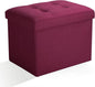 Ottoman Storage Ottoman Foot Rest Stool Foldable Bench with Storage Student Dormitory Bedroom and Entryway 17 X 13 X 13
