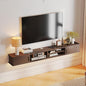Floating TV Stand,66'' Wall Mounted TV Console,Floating TV Shelf,Wall TV Cabinet,Floating Entertainment Shelf,Walnut