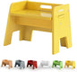 Wooden Step Stool for Kids, 14” One Step Stool for Toddlers, Heavy Duty Non-tip Non-Slip for Bedroom/Kitchen