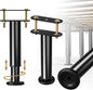 Adjustable Bed Frame Center Support Legs, Heavy Duty Cold Rolled Steel Bed Slat Support Legs with Wider Base, Bed Frame Leg Replacement, Furniture Support Reinforcement Kit (Height 5in to 7.8in) 2PCS