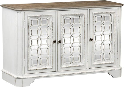 Liberty Furniture Industries Magnolia Manor TV Console, W51 x D18 x H32, White