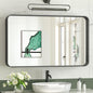 TokeShimi 40x24 Black Bathroom Mirror for Wall Vanity Mirror with Brushed Metal Frame Non-Rusting Aluminum Alloy for Modern Farmhouse Bedroom Living Room Decor (Horizontal/Vertical)