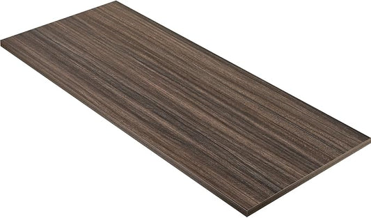 Kaboon Universal Tabletop 55"x27.5", Solid One-Piece Melamine Table Top, Double Desk L-Desk DIY, Home and Office Countertop,Eucalyptus