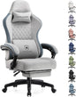 GTPLAYER Gaming Chair, Computer Office Chair with Pocket Spring Cushion, Linkage Armrests and Footrest, High Back Ergonomic Computer Chair with Lumbar Support Task Chair with Footrest