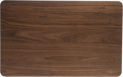 Mid-Century Modern Solid Wood Dining Table with Tapered Lesg for 4 People, 47.2inch, Kitchen or Living Room Furniture, Walnut