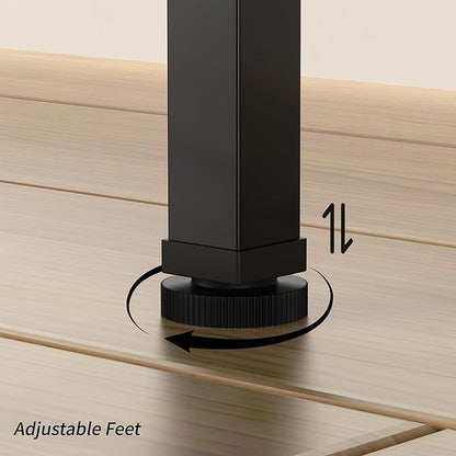 Aetheris 47" Console Table with 2 Drawers, 2 Tier Sofa Table with Storage,Entryway Table, Industrial Console Table for Entryway, Sofa Table Behind Couch for Living Room, Black