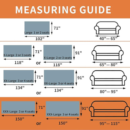 HAOMAIJIA Faux Fur Sofa Covers Couch Covers for 3 Cushion Couch Sofa Pet Friendly Soft Non Slip Couch Cover for Dogs Washable Sectional Couch Covers L Shape Furniture Protector (Off White, 71"x150")