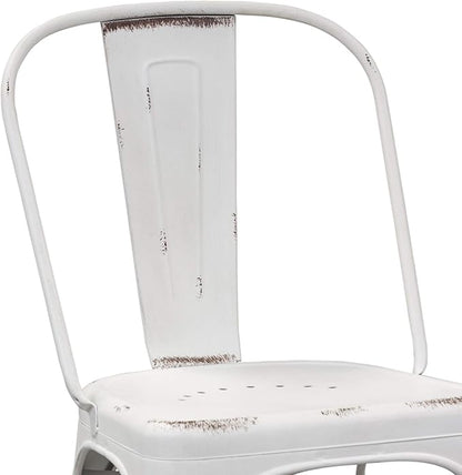 Liberty Furniture Industries Bow Back Side Chair - Antique White-Set of 2