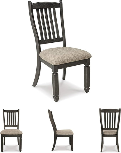 Signature Design by Ashley Tyler Creek 20" Dining Room Upholstered Chair, 2 Count, Antique Black