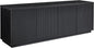 Henn&Hart Hanson, 70'' Rectangular TV Stand, Black Grain