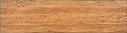 SAFAVIEH Evane TV Stand for up to 65" Flatscreen – Oak Brown & Natural, 2 Doors with Interior Storage, 2 Open Shelves, Entertainment Media Console (MED9629D)
