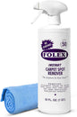 FOLEX Instant Carpet Spot Remover 32 oz – Powerful Stain Remover for Carpets, Upholstery & Rugs – Eliminates Pet Stains, Grease, Red Wine, Food, Makeup & More – With Reusable Cleaning Cloth – 1 Pack