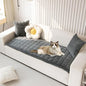 OTOB Couch Cover for Dogs Washable, Non Slip Plush Sofa Covers for 3 Cushion Couch, Fuzzy Pet Friendly Mat Bed Furniture Protector Sofa Slipcover, All Seasons (Dark Gray, 27.6" x 70.9")