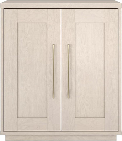 Henn&Hart Tillman Accent Cabinet, 28" Wide, Off-White