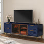 Rovibek 59" Modern TV Stand, Entertainment Center TV Console with Storage Drawers and Open Shelves, Media Console for Living Rooms and Bedrooms