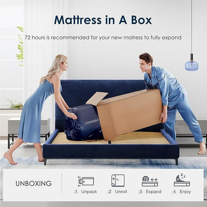 SDHYL Twin Mattress, 12 Inch Gel Infused Memory Foam Mattress for Good Sleep, Bed in a Box Mid Firm CertiPUR-US Certified & Fiberglass Free, Washable Cover, 75"*39"