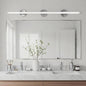 20x40 Inch Nickel Bathroom Mirror for Wall, Aluminum Frame Rectangle Rectangular Vanity Mirror, Modern Large for Bedroom, Living Room, Horizontal or Vertical