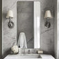 ANDY STAR Chrome Bathroom Mirrors for Over Sink, 24x48 Inch Polished Silver Mirror for Wall, Rectangular Metal Framed Vanity Mirror -Modern Clean Design with Superior Stainless Steel Frame