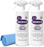 FOLEX Instant Carpet Spot Remover 32 oz – Powerful Stain Remover for Carpets, Upholstery & Rugs – Eliminates Pet Stains, Grease, Red Wine, Food, Makeup & More – With Reusable Cleaning Cloth – 2 Pack