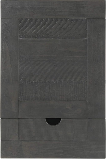 Martin Svensson Home Rustic Chairside Table, Grey
