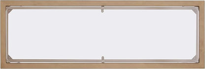 SEI Furniture Jaymes Metal & Glass 2-Tier Console Table, Soft Gold