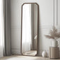 WallBeyond Full Length Mirror Wall Mounted 71"x24", Rustic Wooden Frame Floor Mirror, Large Full Body Mirror for Bedroom, Leaning or Hanging Against Wall (Walnut Solid Wood)