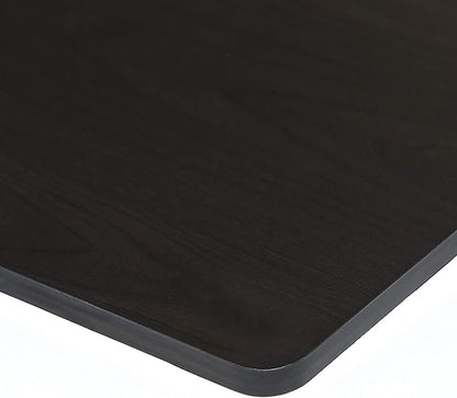 Furinno Simplistic Set of 2 End Table, Espresso/Black