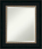 Amanti Art Bronze Bathroom Mirror for Over Sink, 27x23 Paragon Bronze Rectangle Vanity Mirror, Small Traditional Frame, Hangs Horizonally and Vertically, Bathroom Wall Decor, Beveled Edge