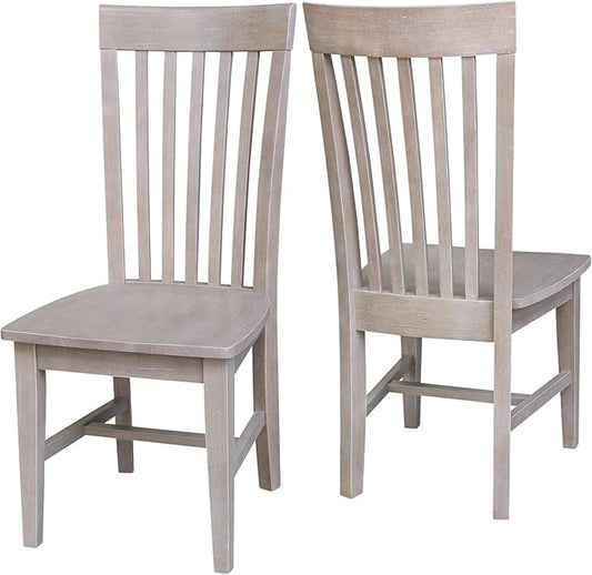 International Concepts Cosmo Chair Washed Gray Taupe
