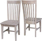 International Concepts Cosmo Chair Washed Gray Taupe