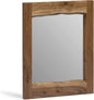Alpine Natural Live Edge Wood Coat Hooks, 36 in. , Unique Variations Adds Natural Character, Clear Finish, Knots & Cracks, Real Wood Ambiance