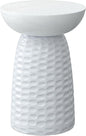 SIMPLIHOME Boyd 13-inch Wide Solid Mango End Table in White, Contemporary-Style Accent Table for Living Room, Bedroom, or Family Room, Assembled