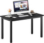 DlandHome 39 inches Small Computer Desk for Home Office Activity Table Writing Table for Small Spaces Study Table Student Laptop Desk Black DND-AC3CB-100
