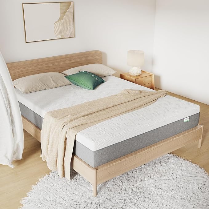 Novilla Mattress Twin, 8-Inch Gel Memory Foam Mattress for Pressure Relief, Enhanced Support & Plush Comfort, Twin Bed in a Box, Bliss
