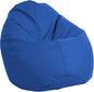 FDP SoftScape Dew Drop Bean Bag Chair with Supportive High-Back Design, For Kids, Teens and Adults, Alternative Seating for Dorms, Schools, Libraries, Daycares or Home - Blue