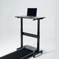 Non-Electric Auto-Lifting Standing Desk, No Knobs or Crank, Cordless, Rolling and Mobile, Great for Walking Pad, Adjustable Height 28.1'' to 43.3'', Desktop Size 31.5'' by 15.7'', Color Black