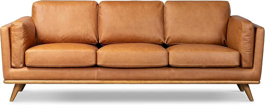 Poly & BARK Cádiz 90" Sofa in Bourbon Tan