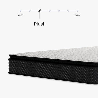 Signature Design by Ashley Limited Edition Pillow Top 13 " Pillow Top Hybrid Mattress with Gel Memory Foam, Edge Support for Cool Sleep and Pressure Relief, Twin, Fiberglass Free, Mattress In A Box