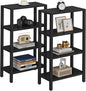 TUTOTAK Small Side Table, Narrow End Table, Skinny Sofa Table, Slim Nightstand, Couch Table, Living Room, Bed Room, Black TB01BK0782